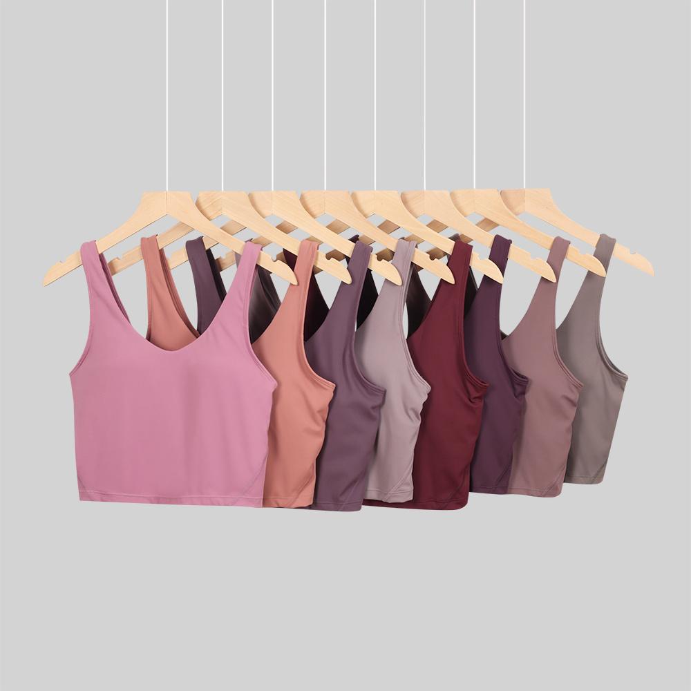 LULU Summer Collection: Sports U-Neck Tank Top. Made from breathable, lightweight, quick-drying fabric, its cloud-like breathability allows you to move freely during workouts.
