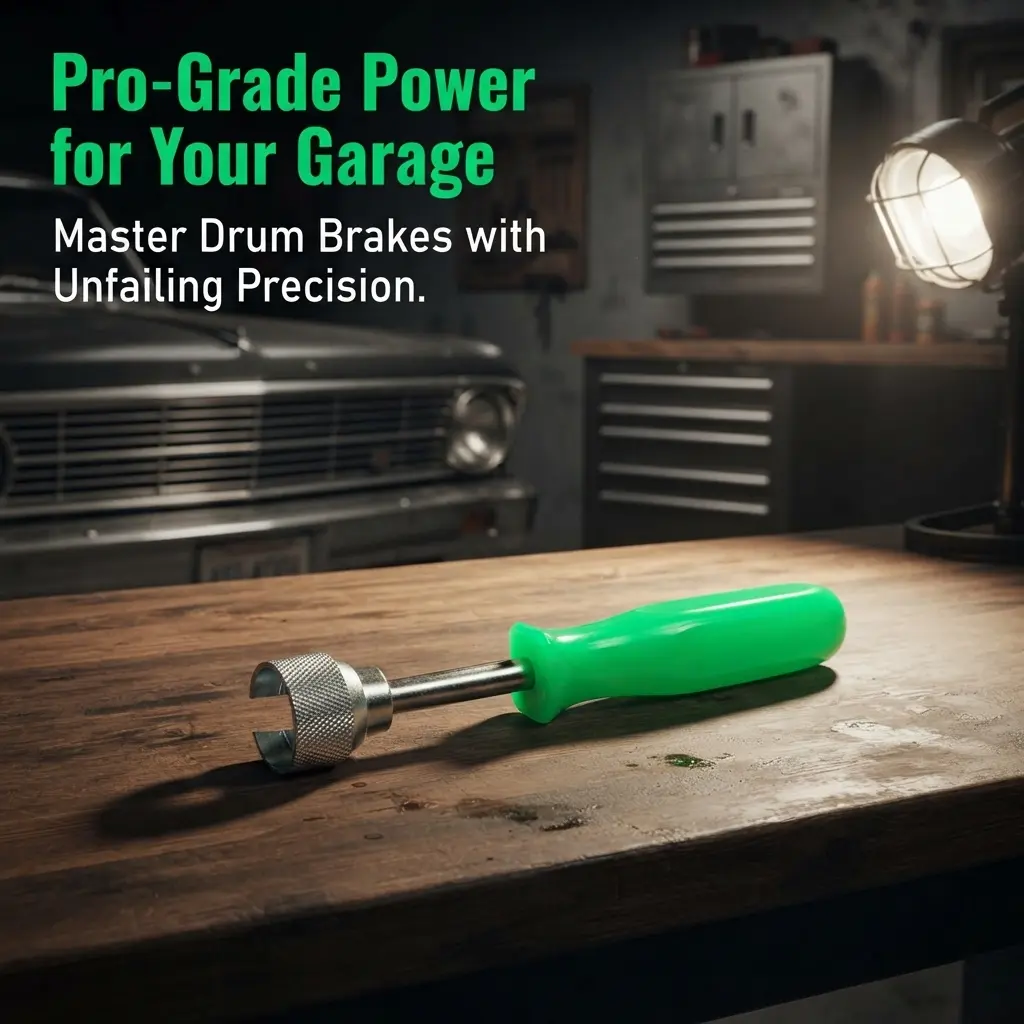 Gear‑Type Drum Brake Compressor Tool| Heavy‑Duty Steel Removal Adjustment Tool with Spring Compress Shock‑Absorb for Truck Garage Repair