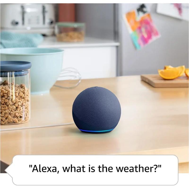 Amazon Echo Dot (Newest Model), Vibrant Sounding Alexa Speaker, Great for Bedrooms, Dining Rooms and Offices, Charcoal.