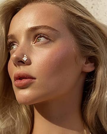 YADOCA 20 Pcs Tragus Cartilage Forward Helix Stud Earrings for Women Men Monroe Labret Lip Nose Studs Stainless Steel CZ Balls Heart Flower Medusa Flatback Piercings Earrings 16G