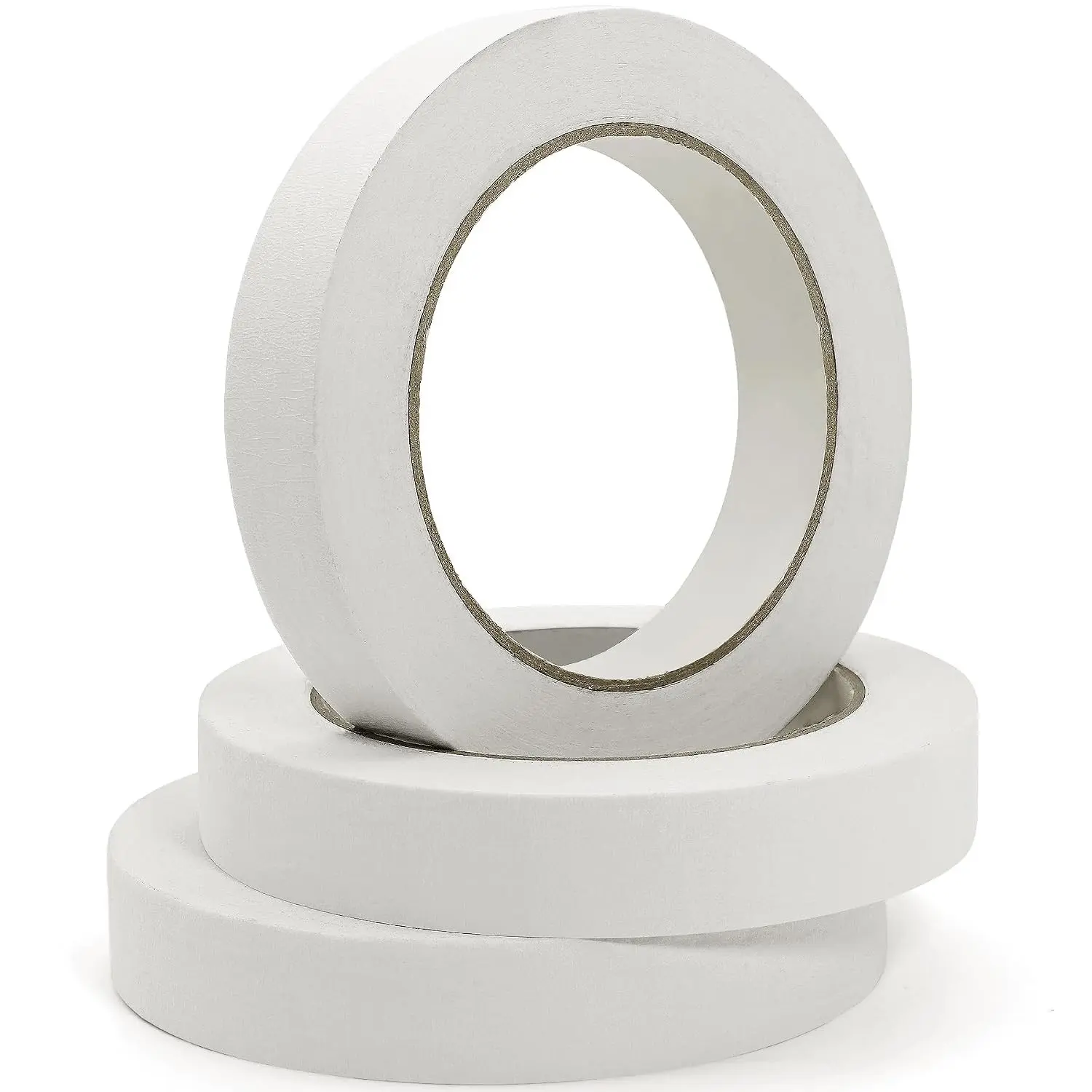 164 Yards Freezer Tape, Writable Surface, Low Temperature Resistance, Easy Tear and Residue-Free Removal, Ideal for Food Containers and Refrigerators, Includes 3 Rolls, Each 0.79 Inch by 54.68 Yards