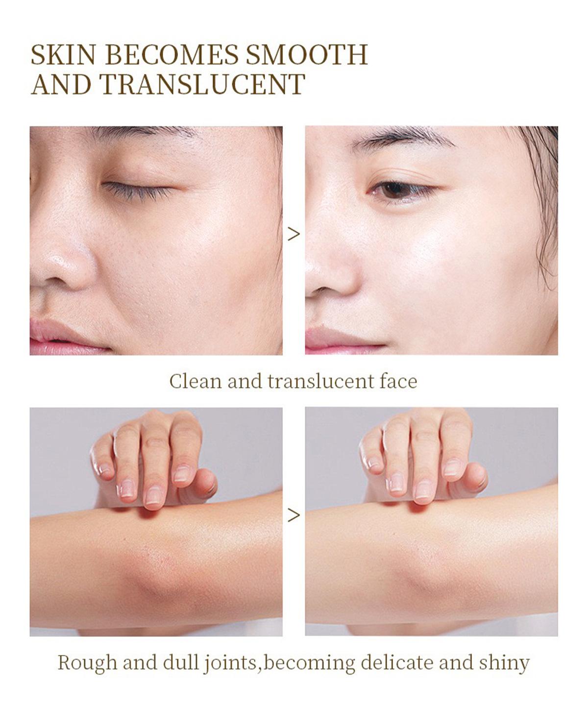 HEKO BEAUTY Exfoliating Gel Orange Brightening Facial Cleanser Deeply cleans pores and removes dead skin