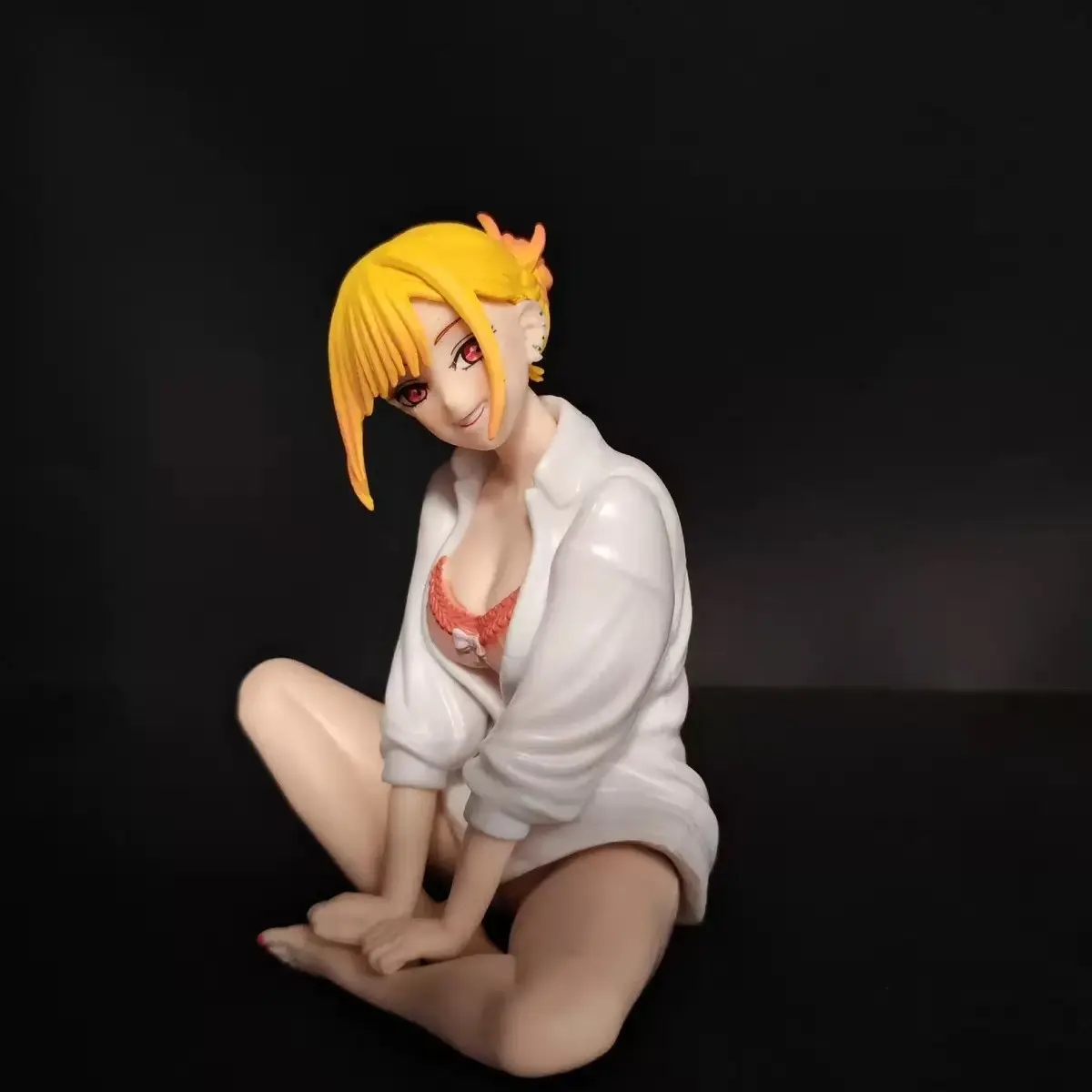 New Arrival Cosplay Doll Falling in Love Pajama Sitting Pose Himiko Toga Beautiful Girl Figure Model Display Piece