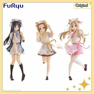 In Stock Original FuRyu Trio-Try-iT Figure K-ON! Tainaka Ritsu/Kotobuki Tsumugi/ Mio Akiyama Animation Figure Toys Collection