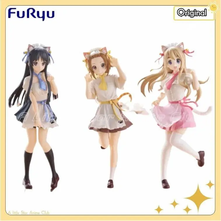 In Stock Original FuRyu Trio-Try-iT Figure K-ON! Tainaka Ritsu/Kotobuki Tsumugi/ Mio Akiyama Animation Figure Toys Collection