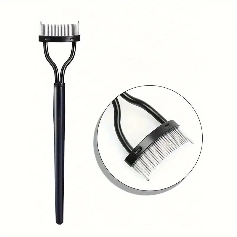 Eyelash Comb Set, Plastic Handle Lash Separator, Professional Unscented Eye Makeup Tool for False Lashes, Beauty Tool