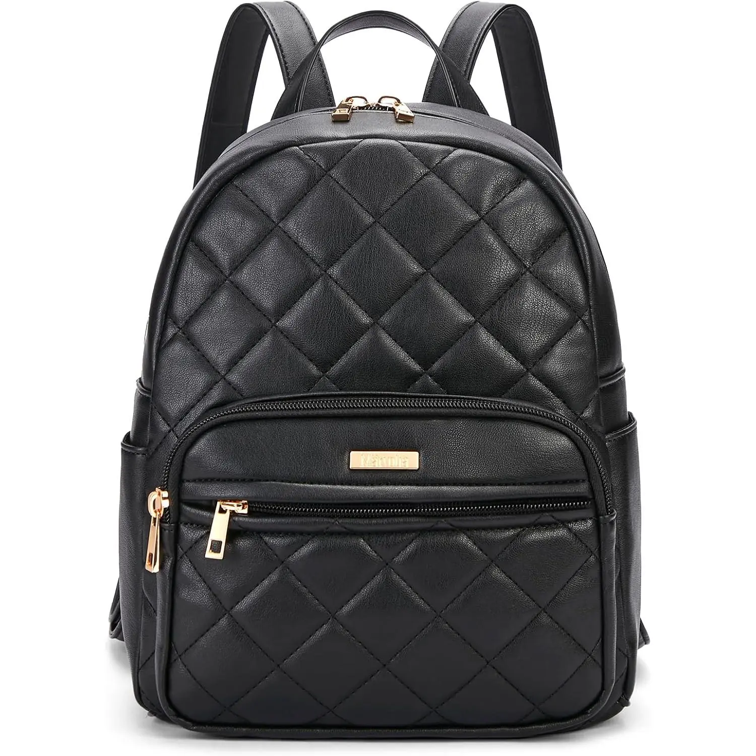 Mini Backpack Vegan Leather Small Backpack, Black | Fashion Backpack Purse, For Women, For Travel Work Shopping
