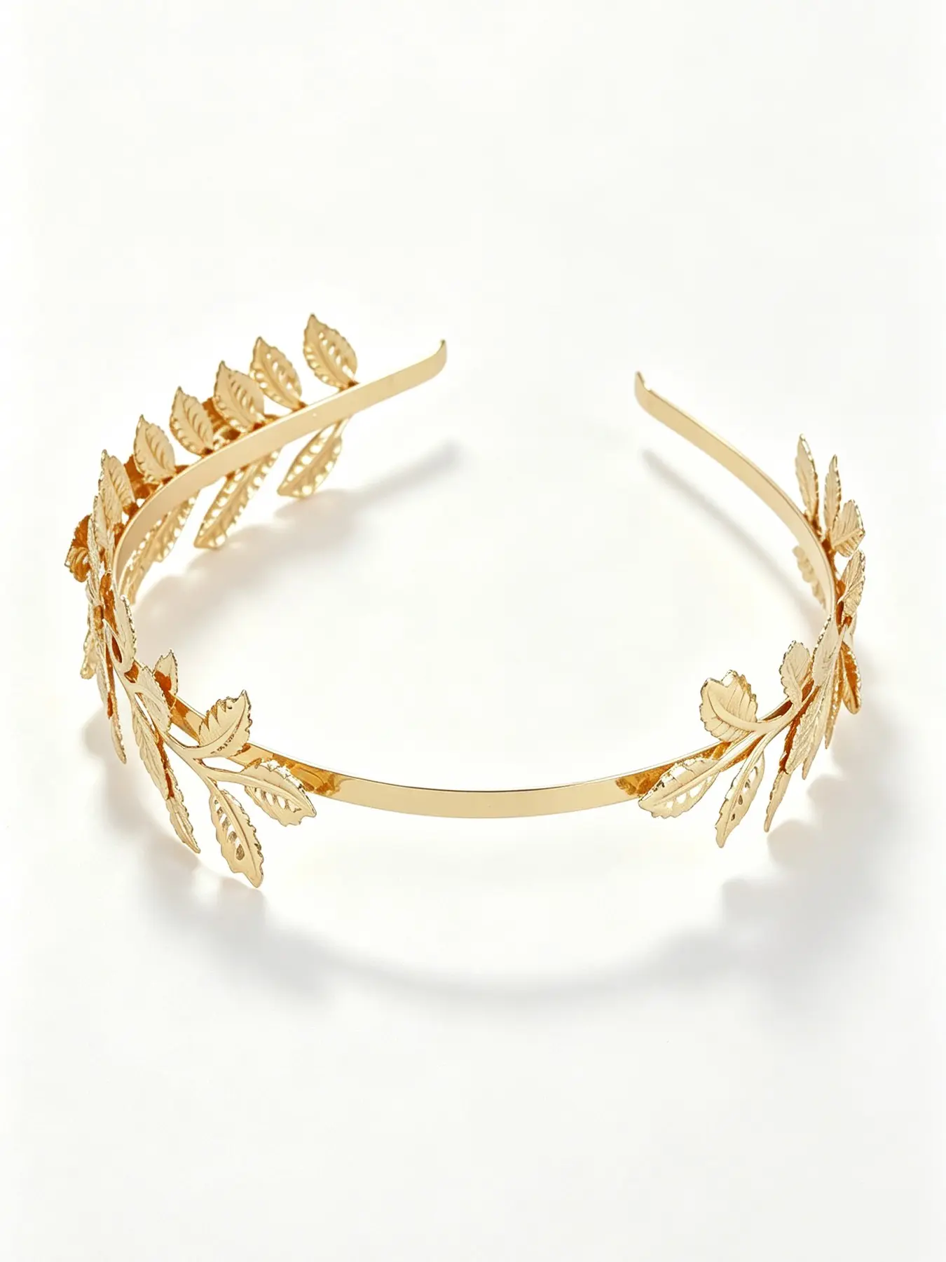 French Lace Laurel Leaf Hairband, Luxury 3D Branch Headband, Wedding Dress Photo Party Accessory, Versatile Headwear