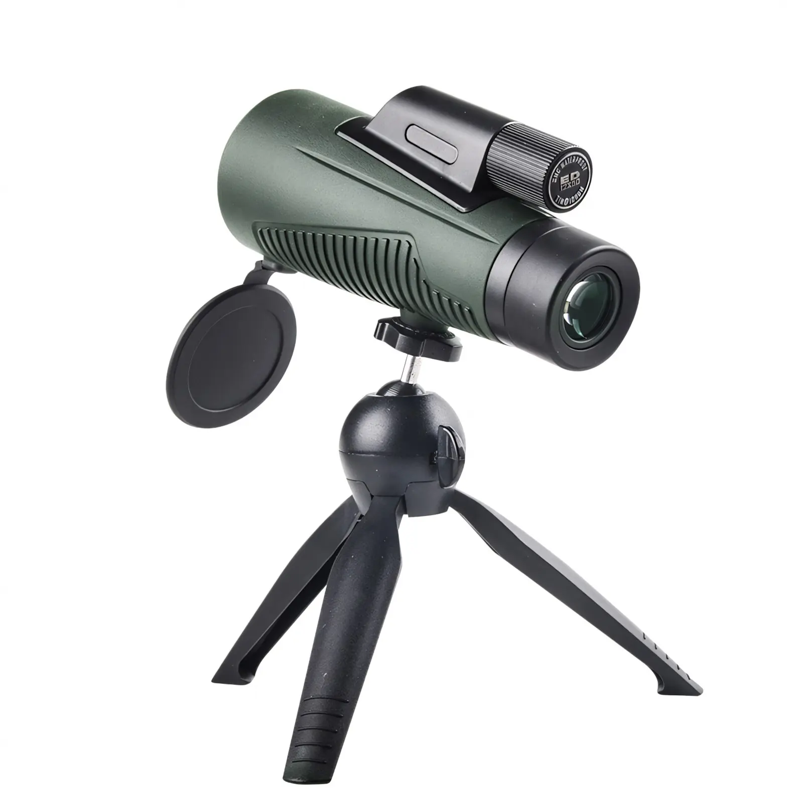 12x50 High Magnification Monocular Telescope, Includes Tripod and Phone Adapter, Bak4 Prism Birdwatching Mirror, Ideal for Outdoor Activities
