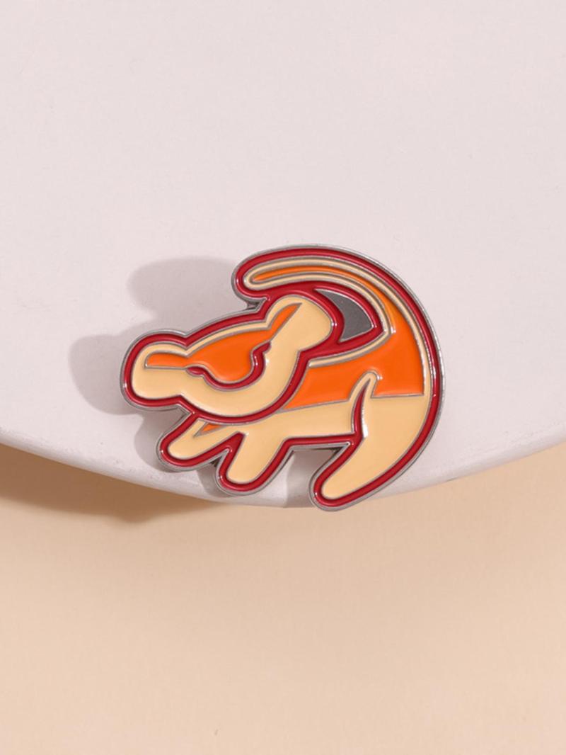 Cute Cartoon Animal Themed Brooch, Fashion Alloy Pin for Daily Clothing Decor, Trendy All-match & Exquisite Brooch for Birthday Gift