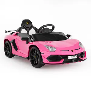 12V Licensed Electric Ride-On Car for Kids – Battery Powered, Parental Remote Control, Hydraulic Doors, LED Headlights, Dual Speeds, Sports Toy Vehicle