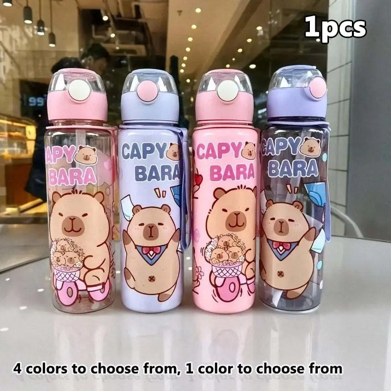 23.67-oz Plastic Straw, Stylish Portable Large-Capacity Water Bottle, Drinkware, Portable Water Bottles