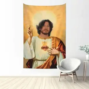 Markipliers Tapestry Wall Hanging Novelty Wall Poster 3D Printed Blanket For Dorm Living Room Bedroom Dorm Decor Birthday Gift For Fan Dad Fathers day Friend Wife Decor Decoration Cotton Decorative Light Linen Cloth