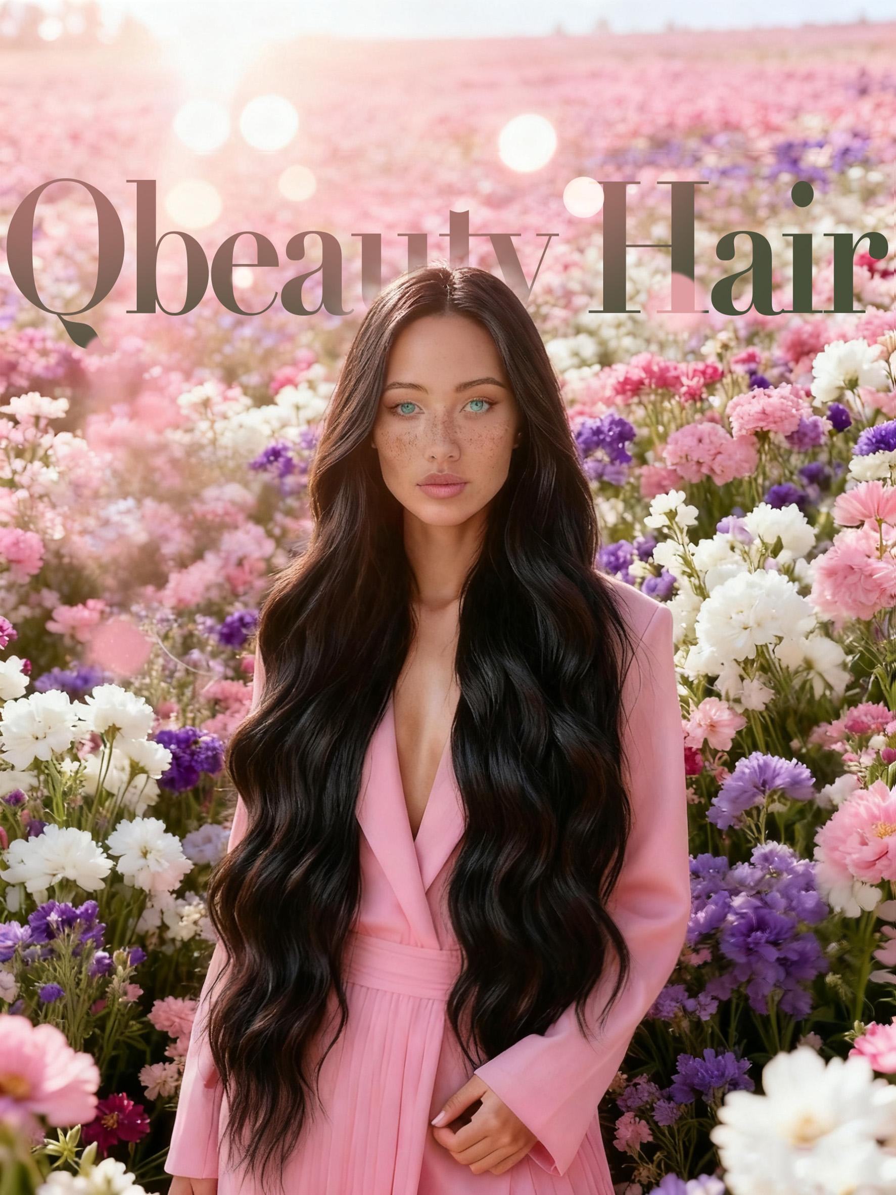 [Qbeauty 2026 New Upgrade Mixed Hair Collection ] 22/24 Inch 6PCS Invisible Clip-in Body Wave Hair Extensions Tangle-Free Long Lifespan Thick Natural Look for Women SpringStatements