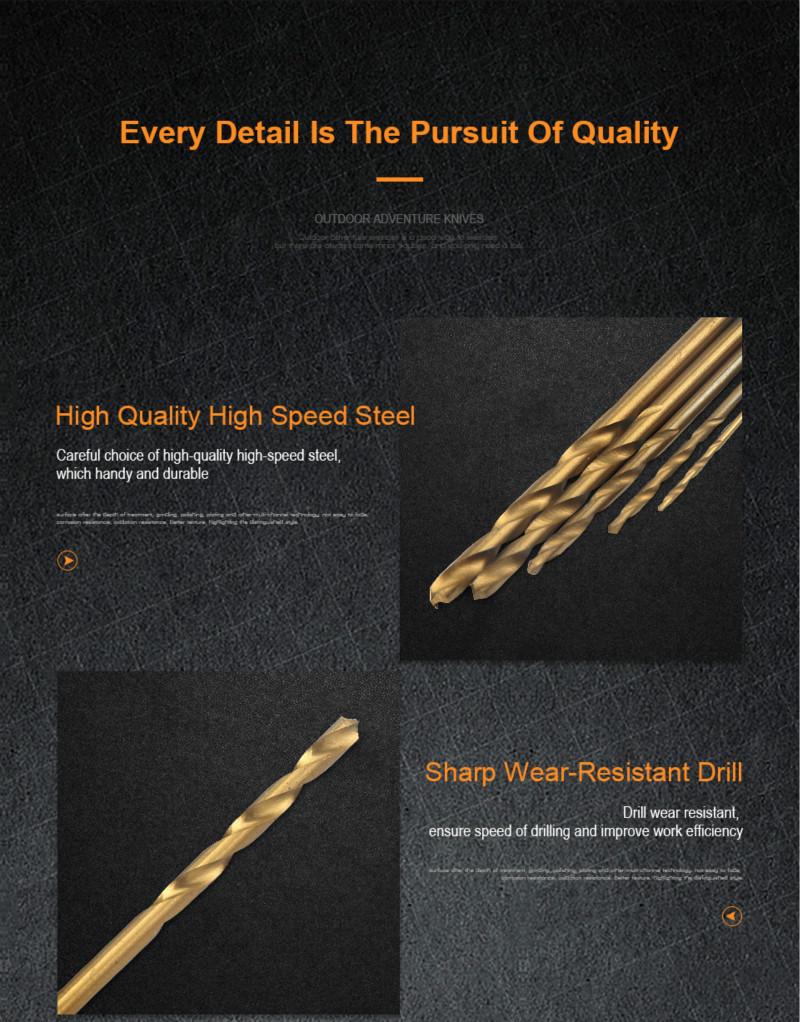 99-piece titanium-coated twist drill set, multi-functional high-speed steel drill bits, universal drilling tools for metal and woodworking 99-piece titanium-coated twist drill set, multi-functional high-speed steel drill bits, universal drilling tools for metal and woodworking