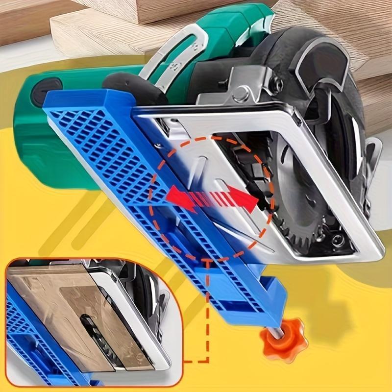 Adjustable Cutting Machine Base, ABS Round Saw Mill Positioning Clamp, Locking Cutting Machine Base, Power Tool Accessories