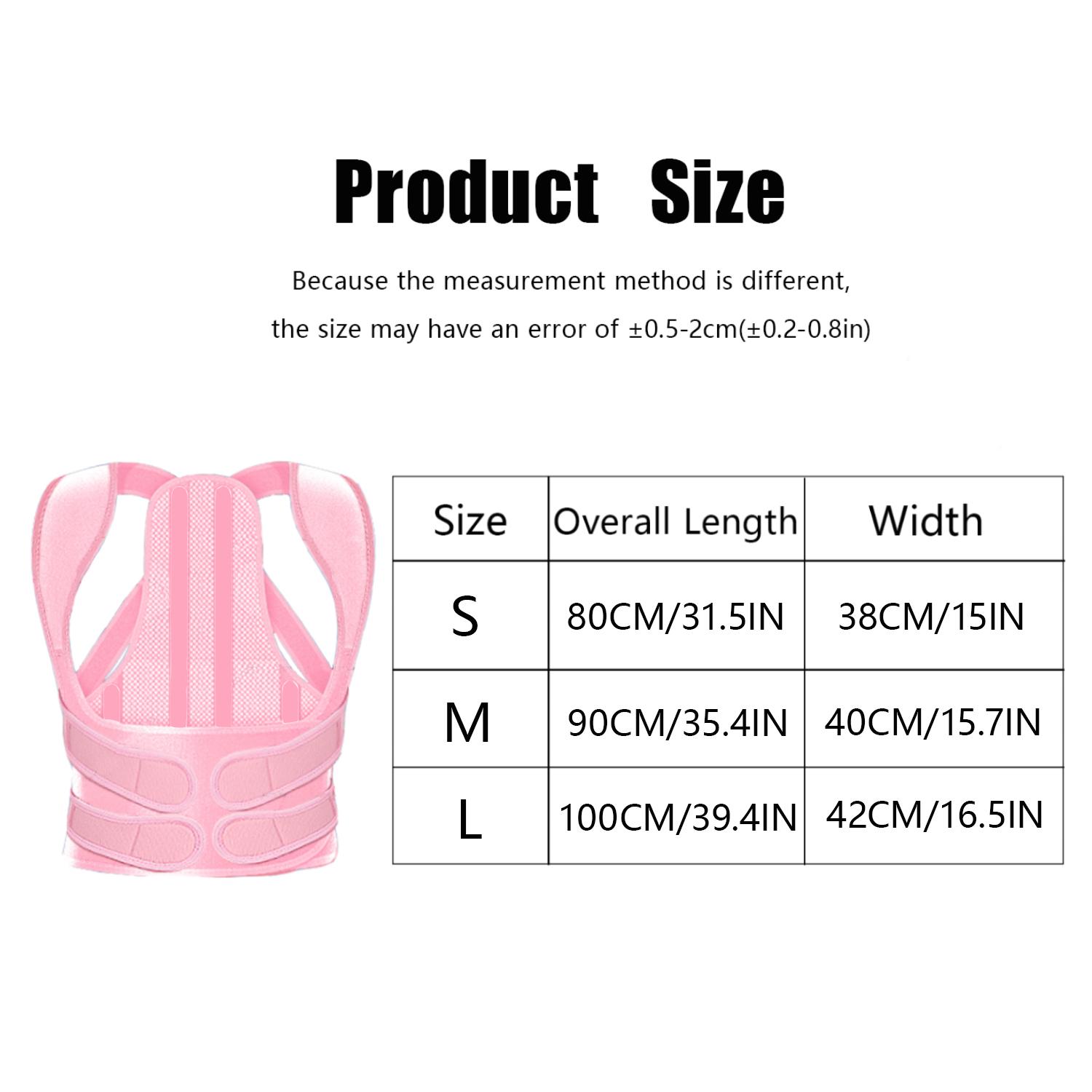 Posture Correction Back Support Strap full Support for Women and Men Adjustable shoulder posture Brace for Improve Posture Provide and Back Pain Relief