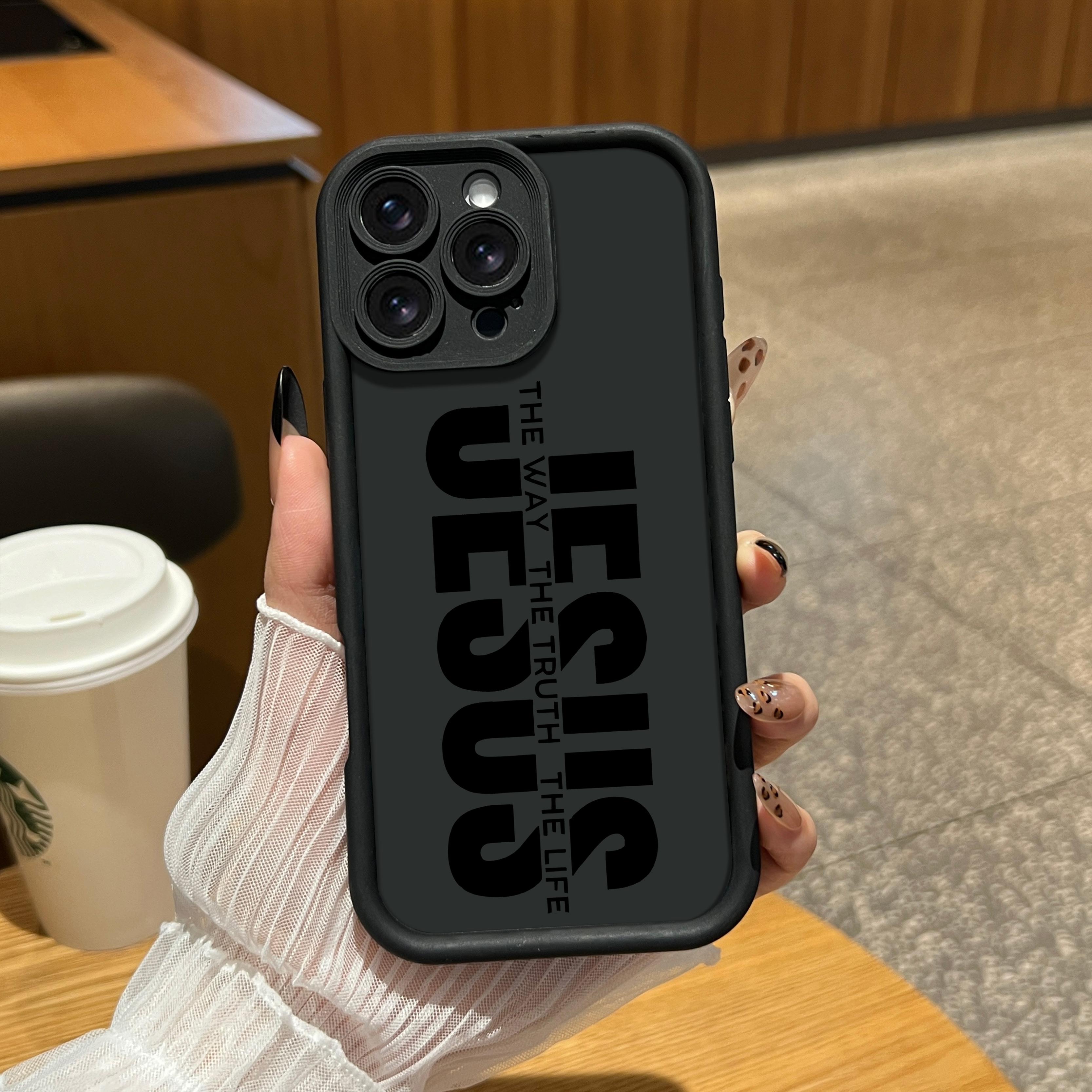 DarlingCase Jesus Truth Road Fashion Pattern TPU Phone Case for iPhone 17 16 15 14 Plus 13 12 11 Pro Max Comfortable Military Grade Anti Fall and Anti Scratch All Inclusive Phone Case