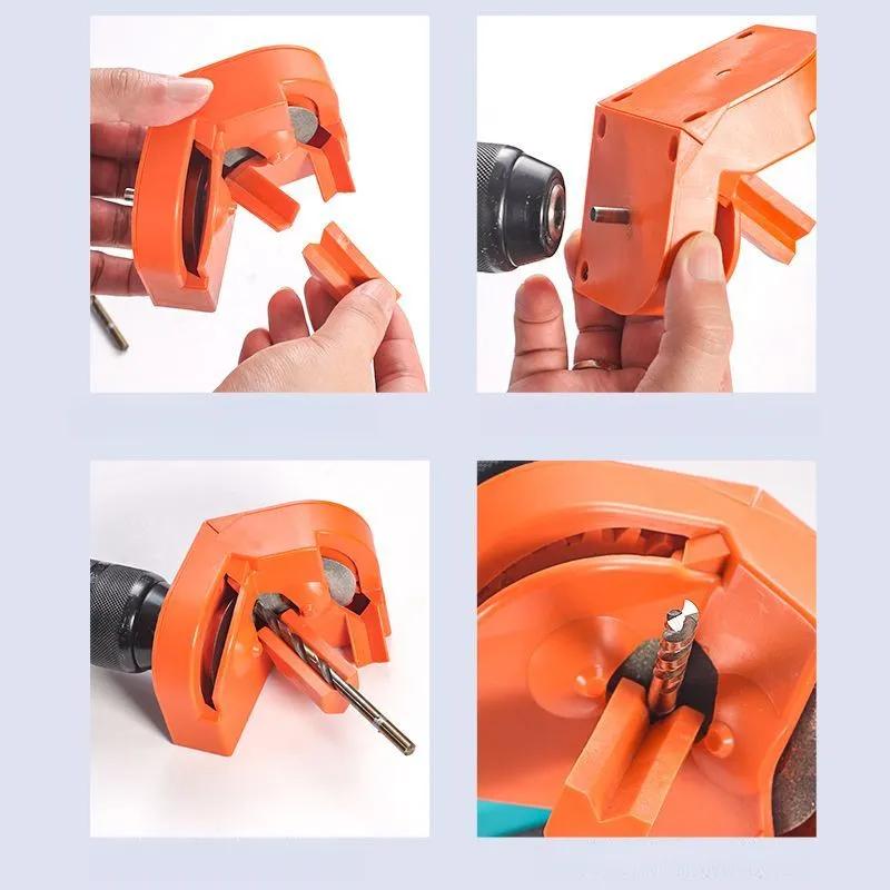 Portable Drill Bit Grinding Set High Efficiency Drill Sharpener Tool Multipurpose Repairing Tool for Home DIY Office and Workshop.
