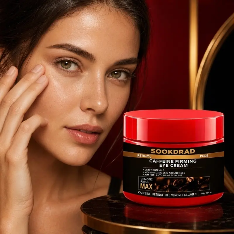 Caffeine Firming Eye Cream, with Retinol Bee Venom Collagen, for eye area skin tightening, moisturizing, anti-aging, 140g, Eye Cream Moisturizer