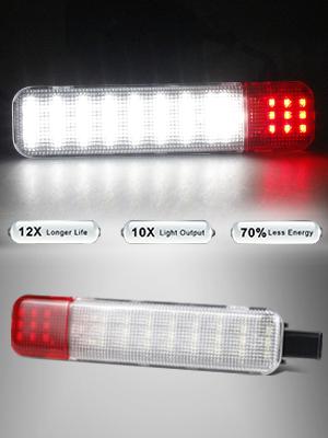 LED Interior Door Light Assembly Compatible with 1999-2006 Chevrolet Silverado 1500/2500 HD/3500 HD & GMC Sierra 1500, Yukon, C-Series Trucks