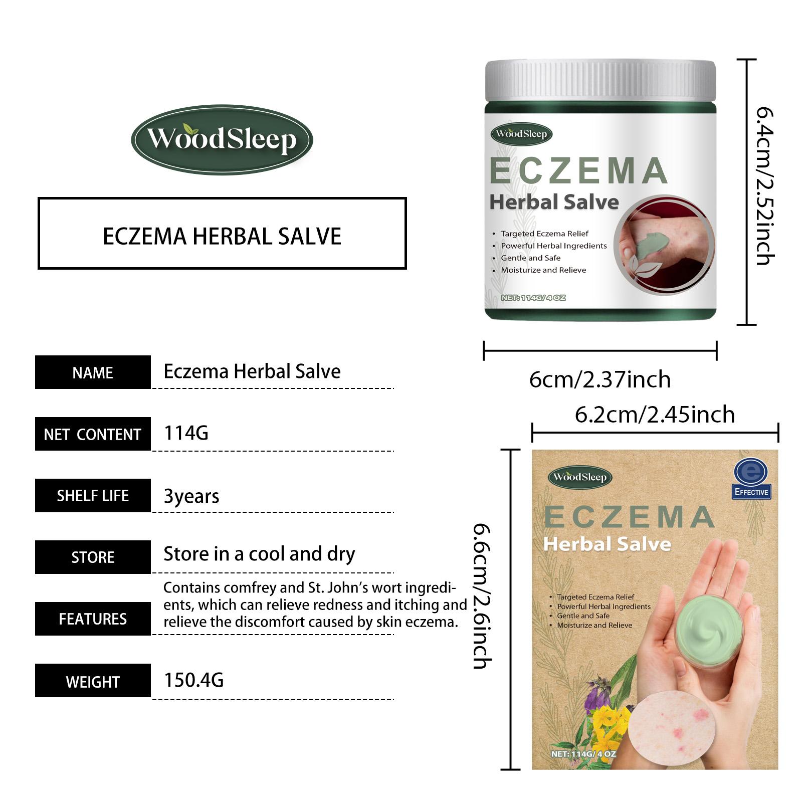 WoodSleep Herbal Cream, Herbal Formula Relieves Skin Redness And Moisturizes Skin Externally