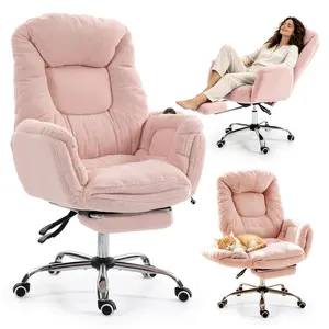 Garvee Criss Cross Ergonomic Dining Chair - High Back, 3-Level Adjustable Armrests, Footrest, Cross-Legged Comfort, Big & Tall, Rolling Gaming Desk Chair for Home or Office