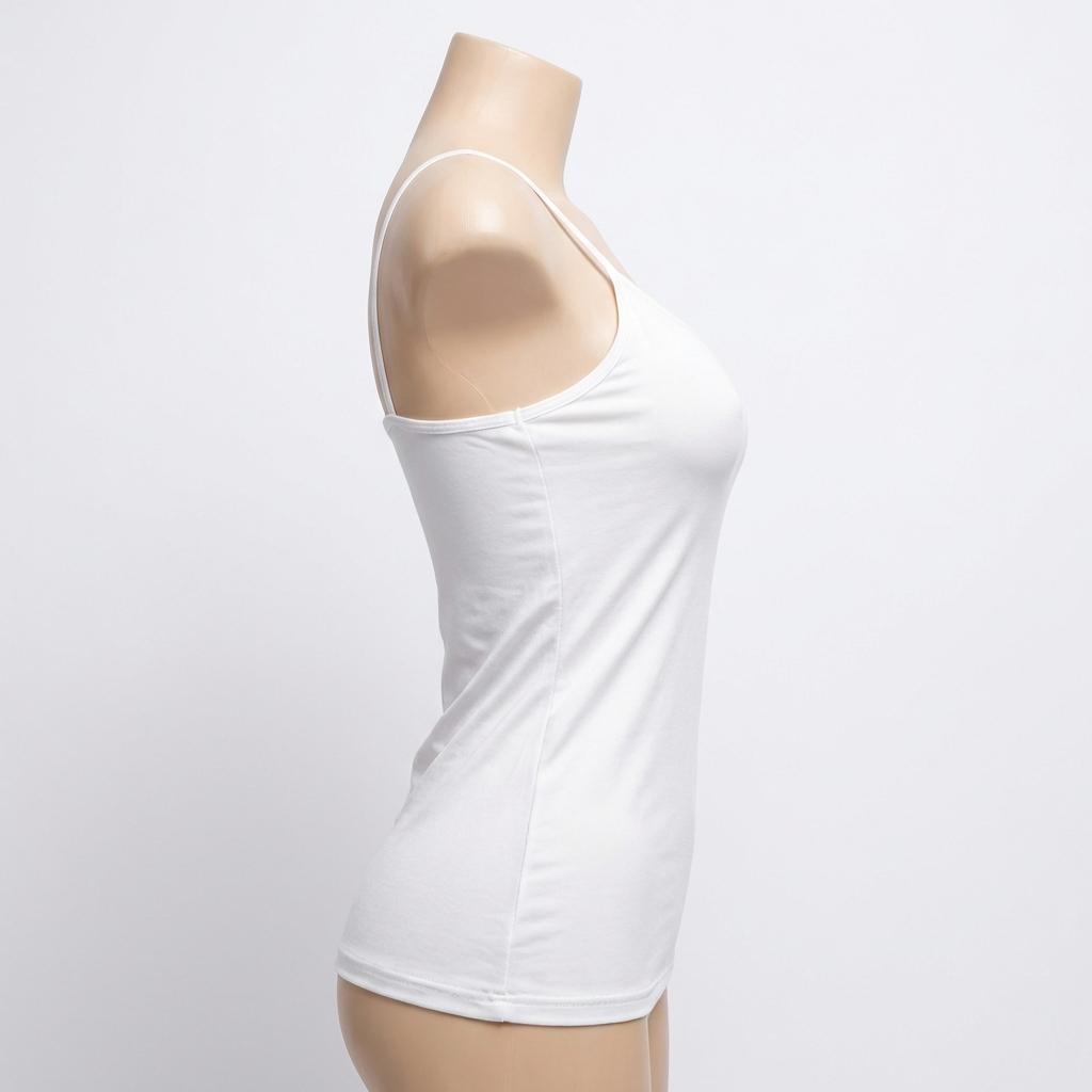 Women's Basic Black & White Slim Fit Cami Tank Top