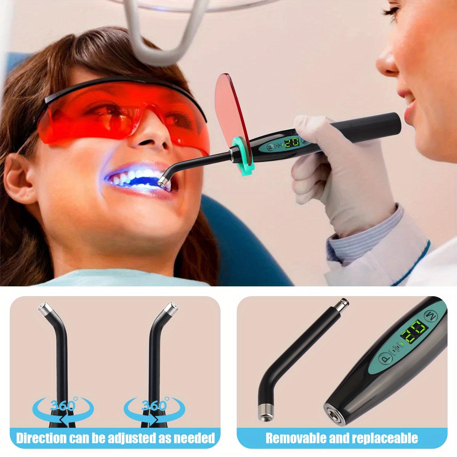 LED Teeth Whitening Dental Wireless Cordless LED CureCuring Light Lamp -Black & White,Suitable for familiesTeeth Cleaning Cost-Effective Oral Care Solution -Cleansing,holiday gift selection,perfect ift forParents,girlfriend/boyfriend gift