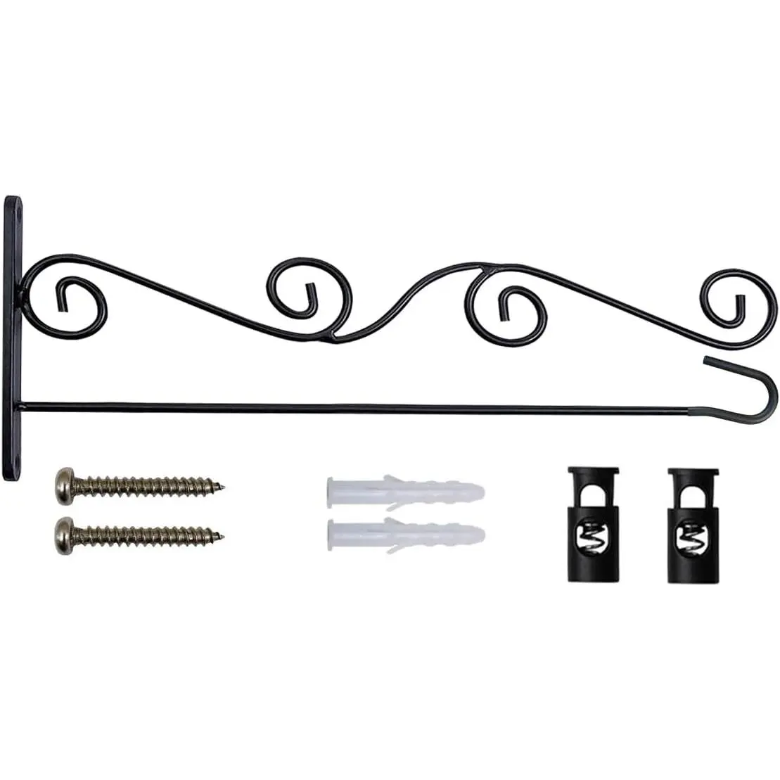 Garden Flag Stand, Wall Flag Holder/Pole with Garden Flag Stopper  Coated