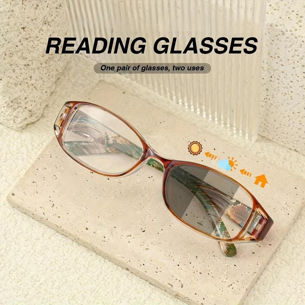 2 Pairs Fashion Rectangular Reading Glasses Ultra Lightweight High Definition Lenses Elegant Unisex Eyewear Thoughtful Gift Choice
