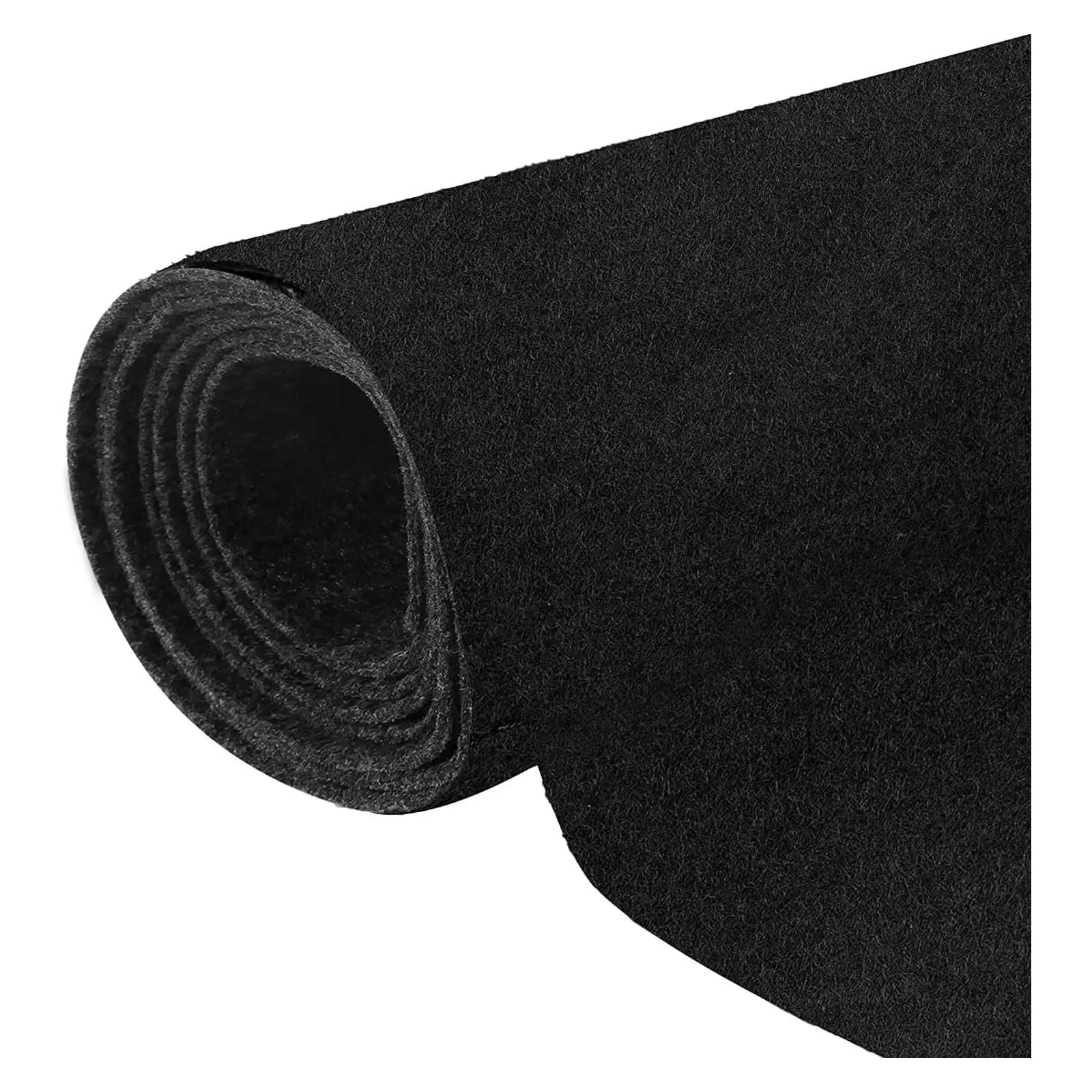 78"x40" Black Underfelt Carpet for Speaker Sub Box, Auto, RV, Boat, Marine, Truck, Car Trunk Felt LinerGift