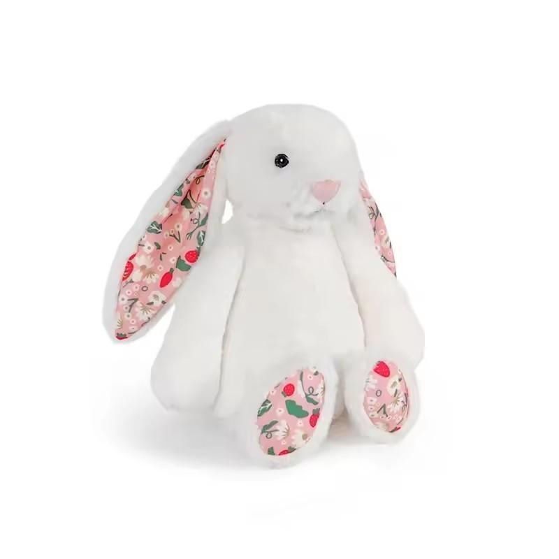 Bonnie Rabbit Plush Toy with Floral Ears Kawaii Stuffed Doll Soft Sofa Cushion Kids Birthday Gift Room Decor