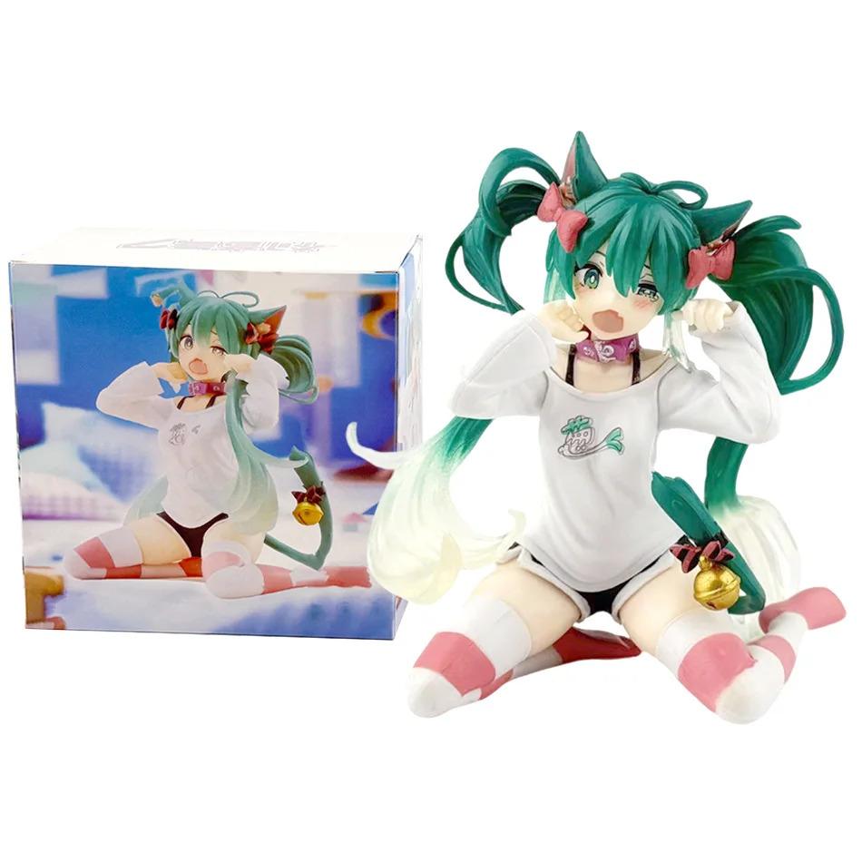 New In Stock Hatsune Miku In A World With Closed Windows Collectible Anime Action Kwaii Miku Figures Model Toys Christmas Gifts