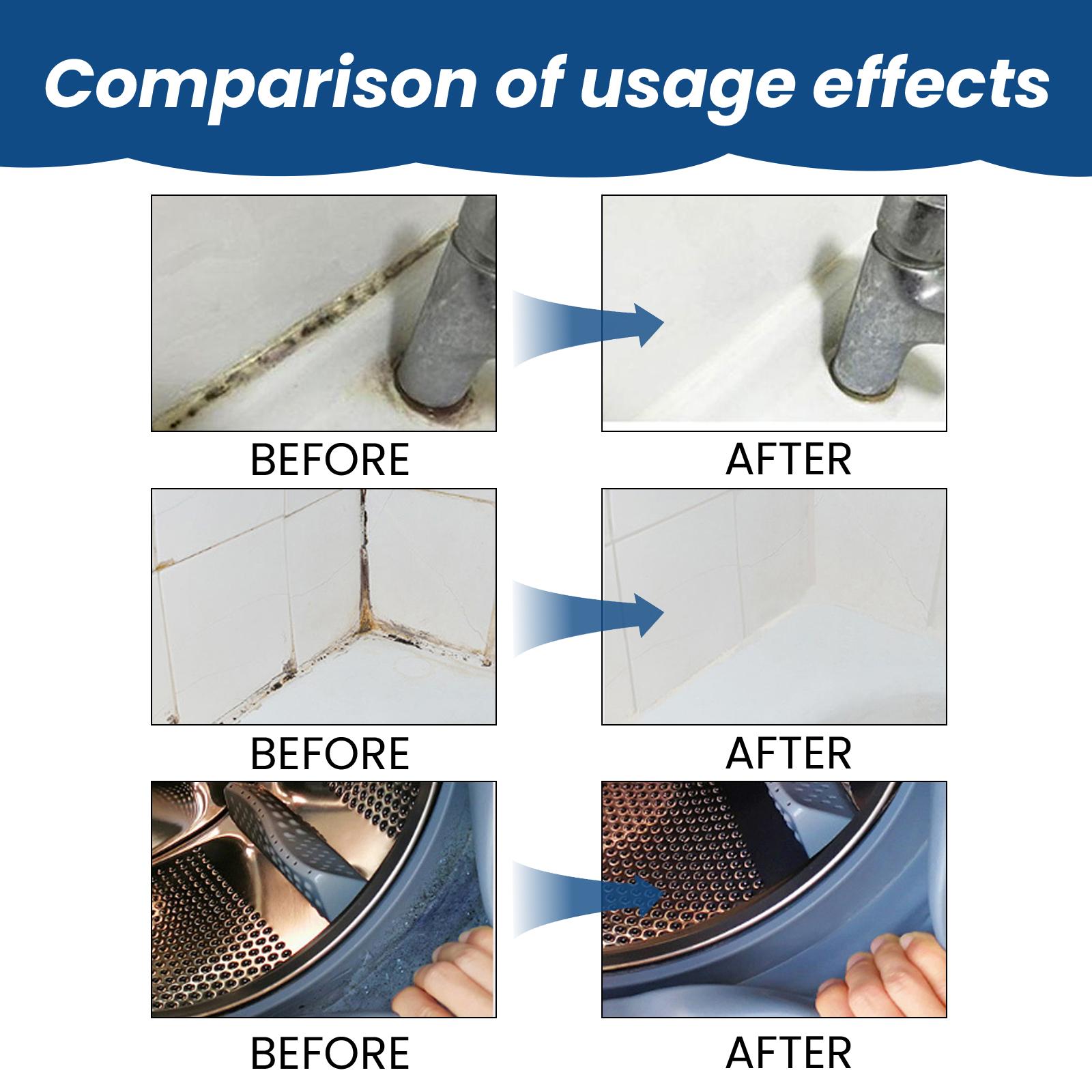 Jaysuing Mildew Removal Gel Clean Kitchen Bathroom Tile Moldy Walls Refrigerator Stain Removal Gel