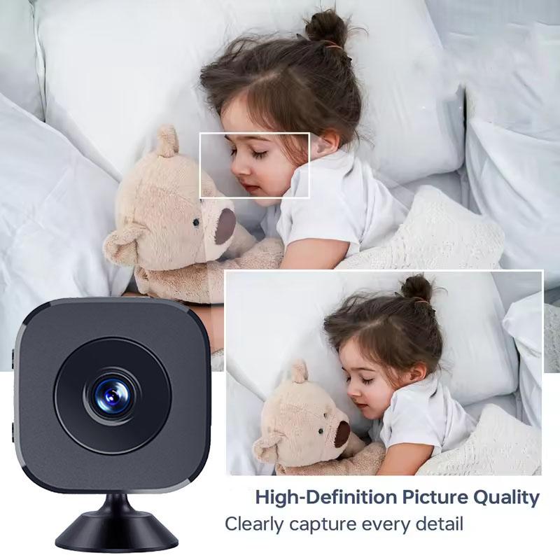 Security Camera Mini Full Color Night Vision High Definition WiFi Monitor Waterproof Motion Detect Surveillance Smart Home