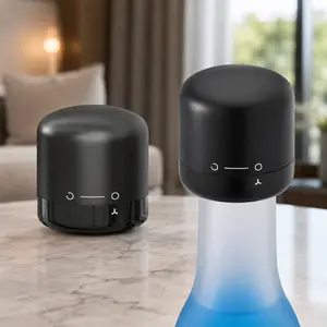 Vacuum Wine Champagne Stoppers, Reusable Leak-Proof Seal for Wine Preservation - Airtight, Dustproof, Durable Design for Home Bar, Kitchen, Party & Travel. Ideal Gift for Wine Lovers, Practical Accessory.