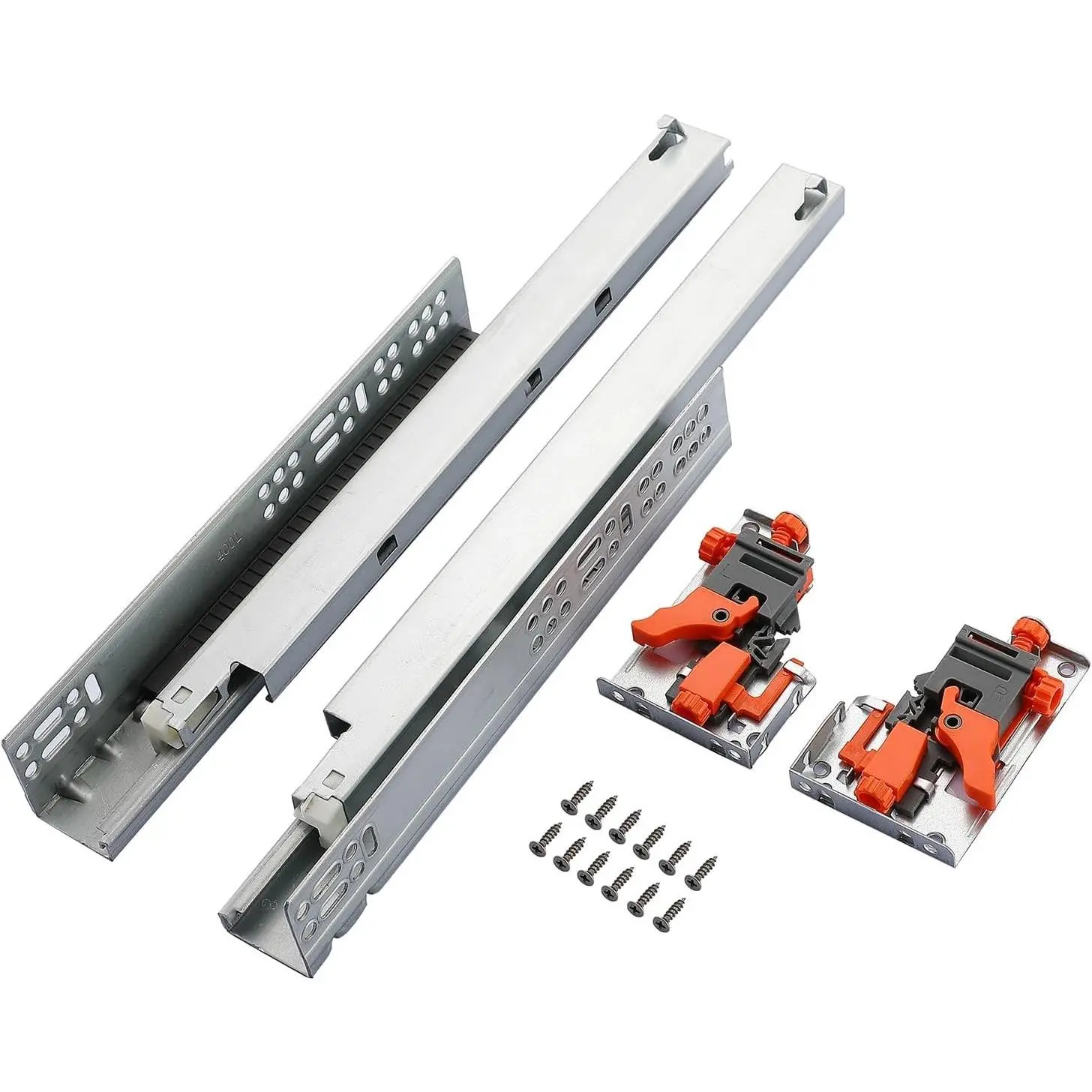 6 Pair of 20 Inch Undermount Soft Close Drawer Slides 100LB Load Capacity Full Extension Concealed Drawer Rails with 3D Locking Device