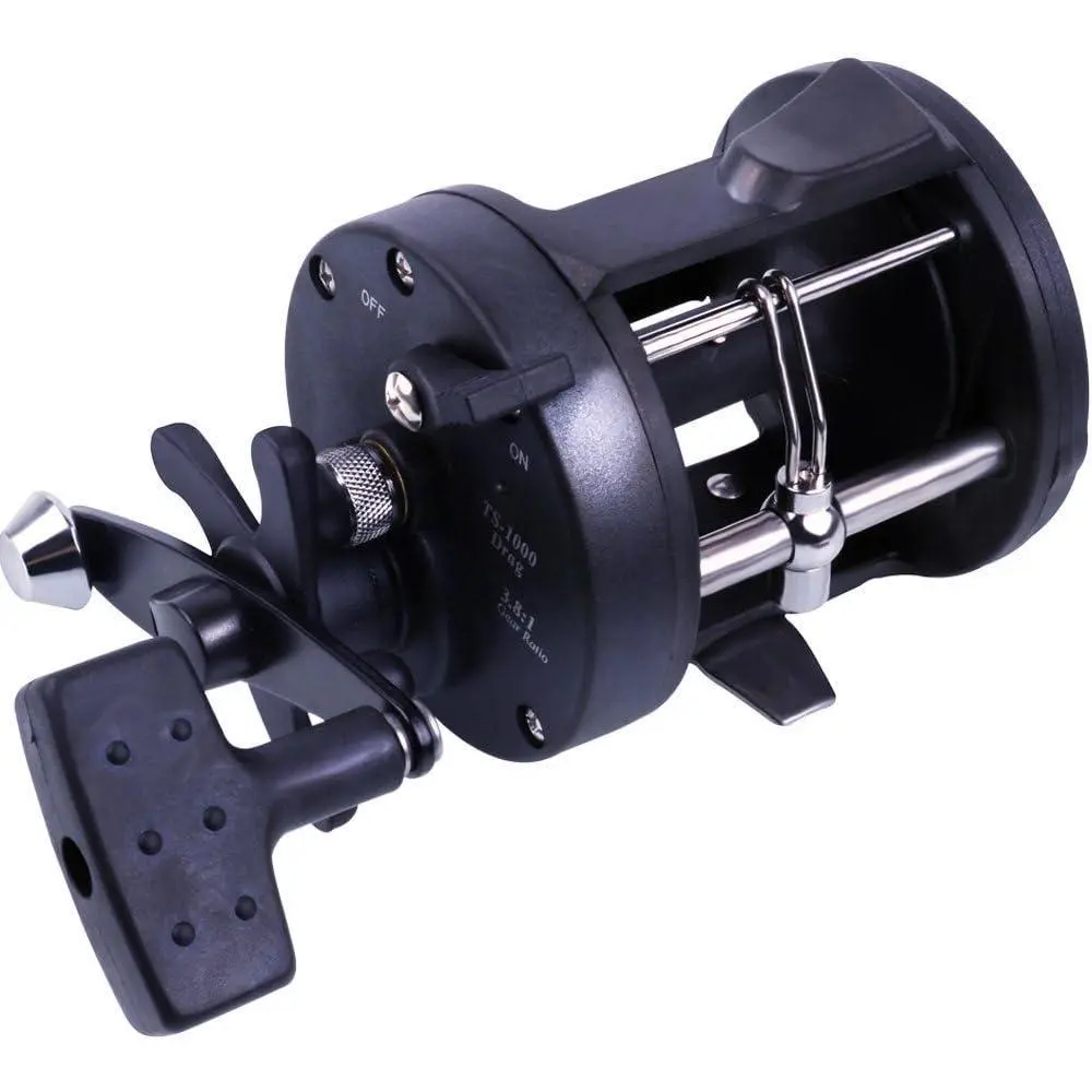 Sougayilang Conventional Reel – 27LB Max Drag,Saltwater Inshore Surf Trolling Reel for Catfish, Musky, Bass, Salmon/Steelhead, Striper – Heavy Duty Round Baitcasting Fishing Reel