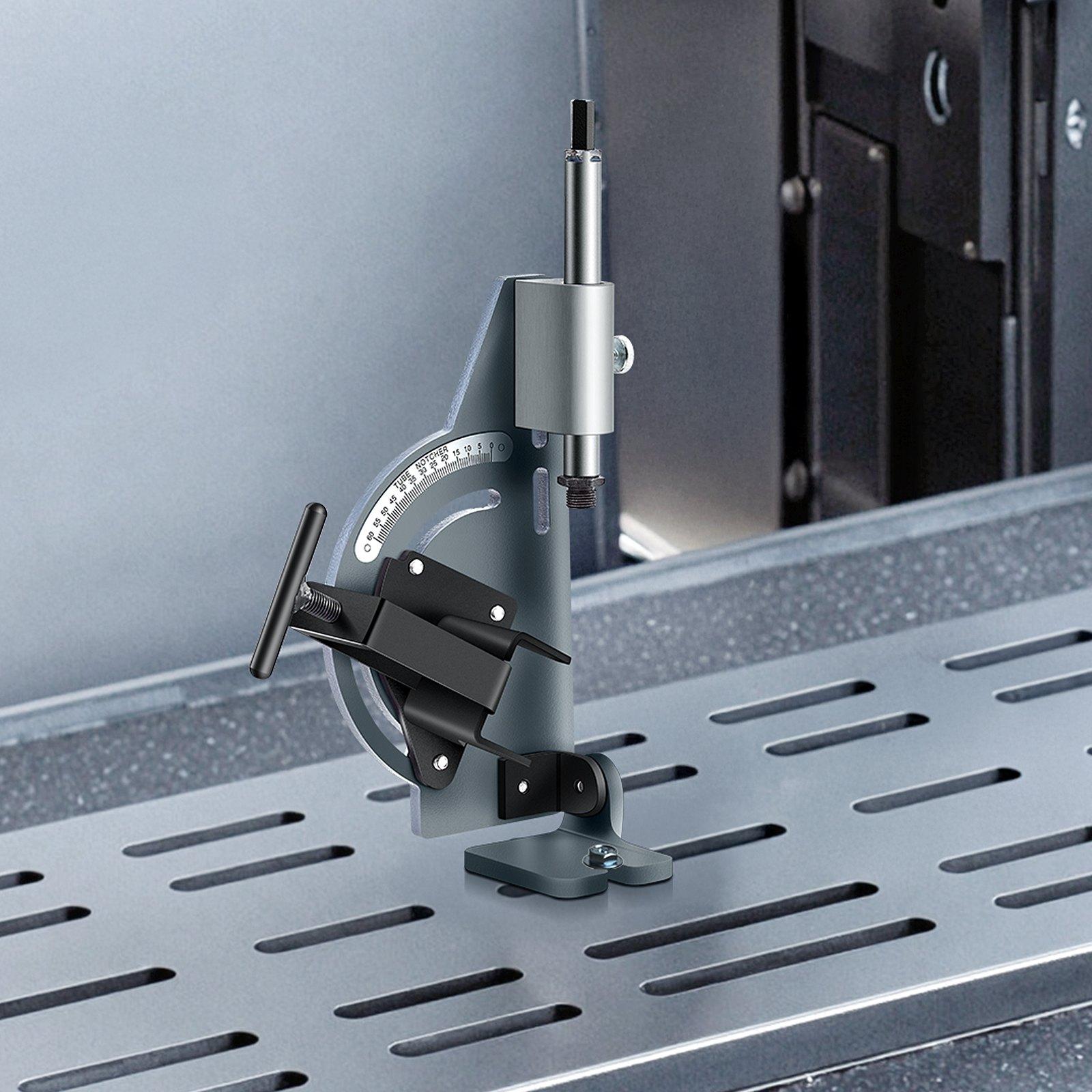 VEVOR Pipe Notcher, Tubing Notcher for 1/2 to 2-inch Pipes, Pipe & Tube Notcher with 0 to 60° Adjustable Angle for Metal, PVC, Wood Pipes, Ideal for Repair Shops, Home Projects, Metalworking VEVOR Pipe Notcher, Tubing Notcher for 1/2 to 2-inch Pipes, Pipe & Tube Notcher with 0 to 60° Adjustable Angle for Metal, PVC, Wood Pipes, Ideal for Repair Shops, Home Projects, Metalworking