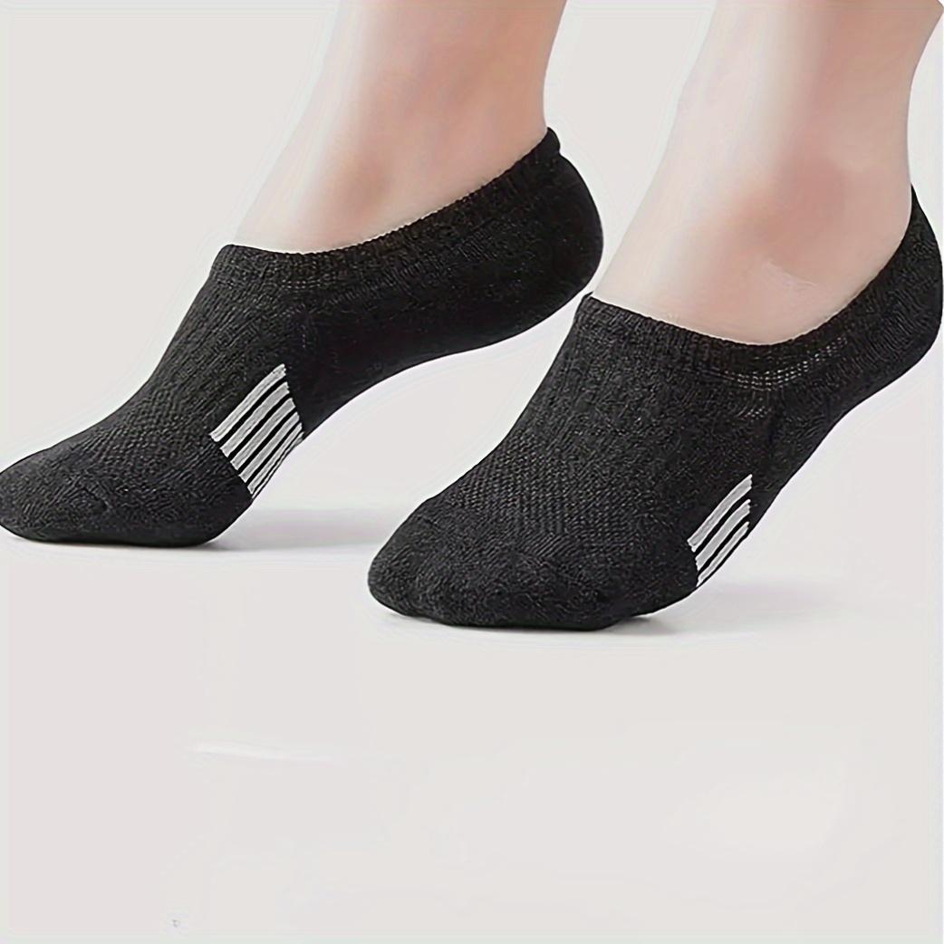 20 Pairs Black Solid Color Boat Socks for Sports and Riding, Casual and Casual Attire, Invisible Socks for Women Menswear Bestie