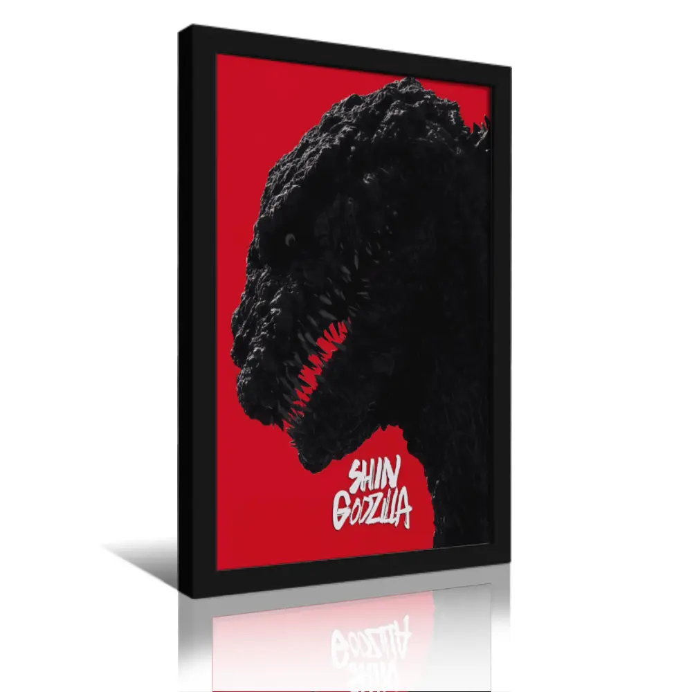 Shin Godzilla Poster & Art - Iconic Monster Home Decor for Living Room, Bedroom - Ideal Gift for Michael Manga Fans, Modern Bar Abstract Wall Accent posters poster wall art