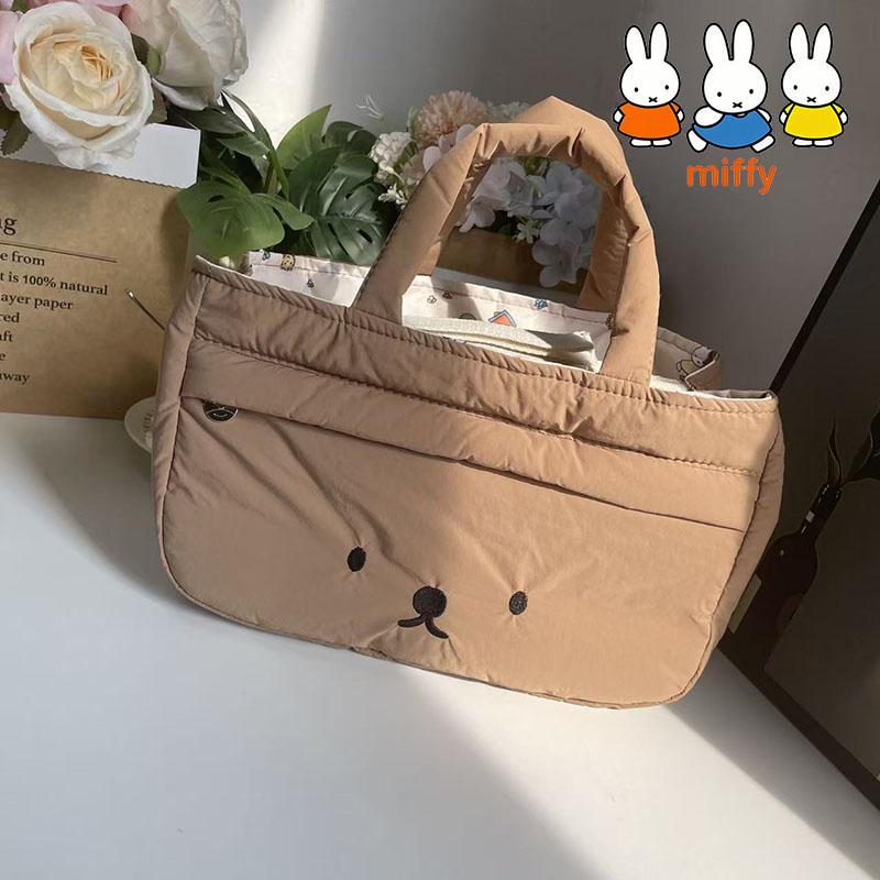 Japanese Kawaii Miffy Handbag New Cute Cartoon Anime Cart Hanging Bag Going Out Portable Storage Bag Girl's Festival Gift