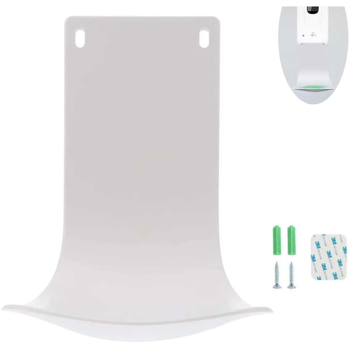 Drip Tray for Wall Mounted Soap Dispenser, Soap Dispenser Bracket | Durable/ABS/ Dripping and Spraying