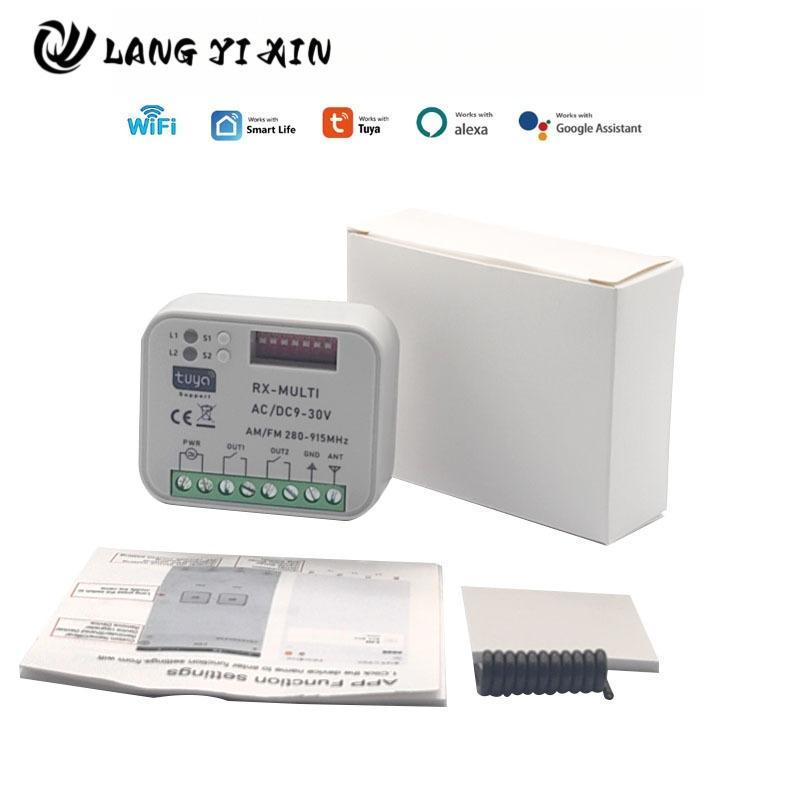 WiFi Garage Door Remote Control Receiver, RF Remote Control Receiver, Smart Home Controls for Garage Door, Home Improvement Supplies