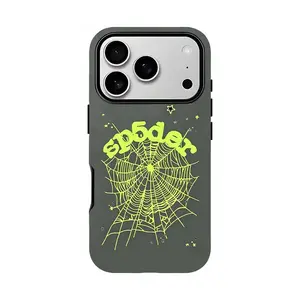 [Compatible with magnetic]Sp5der 555 Phone Case: A trendy and rugged protective cover that seamlessly blends cutting-edge aesthetics with comprehensive, drop-resistant protection. Compatible with the iPhone 11–17 Pro Max/Plus series