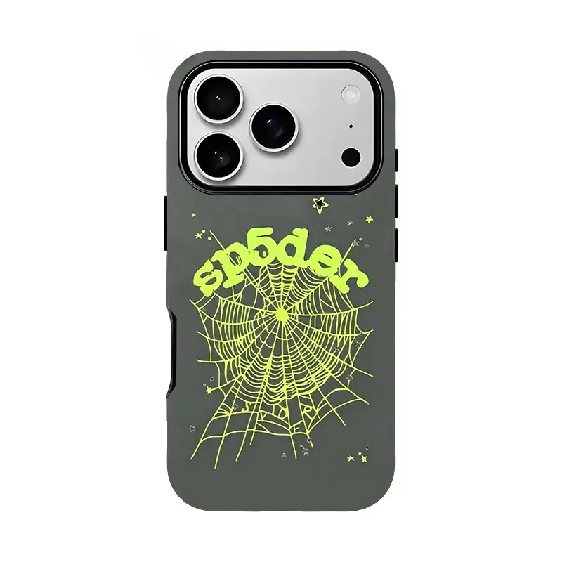 Sp5der 555 Magnetic Casing for iPhone 11-17 Pro Max/Plus Series, Trendy Rugged Smartphone Cover, Handheld Cellphone Devices Protector with Drop-Resistant Protection & Cutting-Edge Aesthetics, Accessories