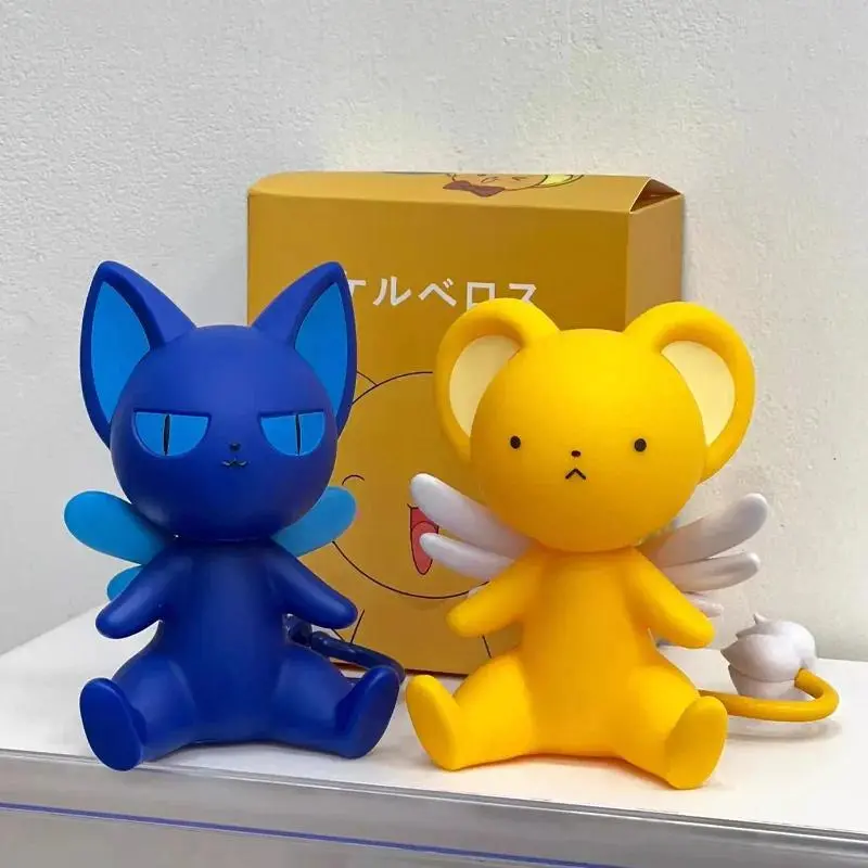 2026 hot item Anime Cardcaptor Sakura Kerberos SUPI Kawaii Sitting Action Figure Pvc Girl Cute Exquisite Toy Desktop Ornament Decoration Gifts Popular toys