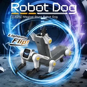 Smart Robot Dog Toy, Electric Pet Dog Toy, Roll Tricks, Programming Dance, Voice Command Interaction, Multi-Functional Robot Dog Toy, Birthday Gift