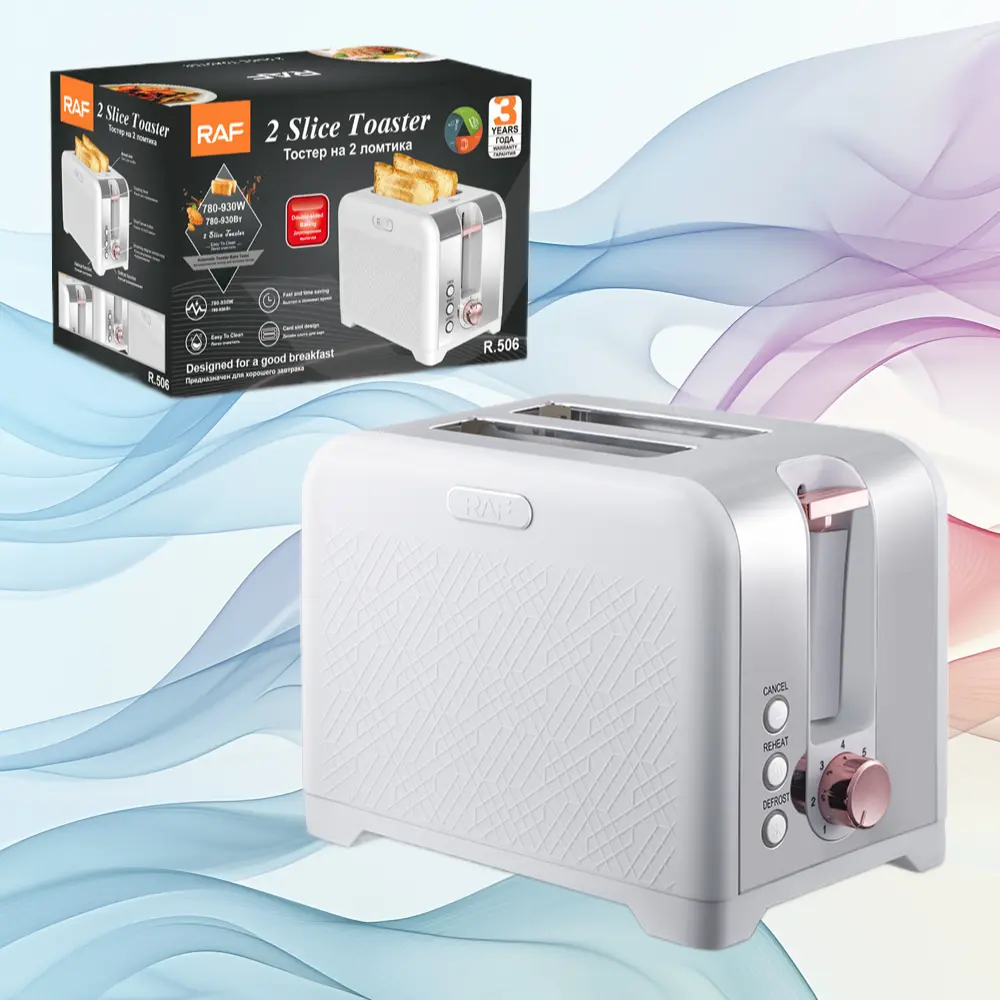 Two Slice Multifunctional Household Sandwich Maker Toaster Breakfast Bread Toaster Machine
